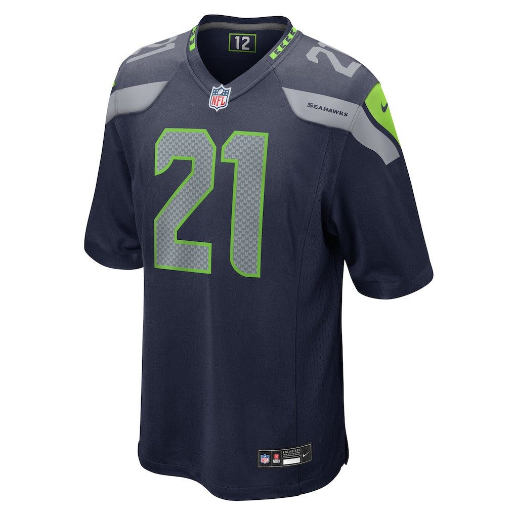 Devon Witherspoon 21 Seattle Seahawks 2026 Super Bowl LX Game Jersey - College Navy