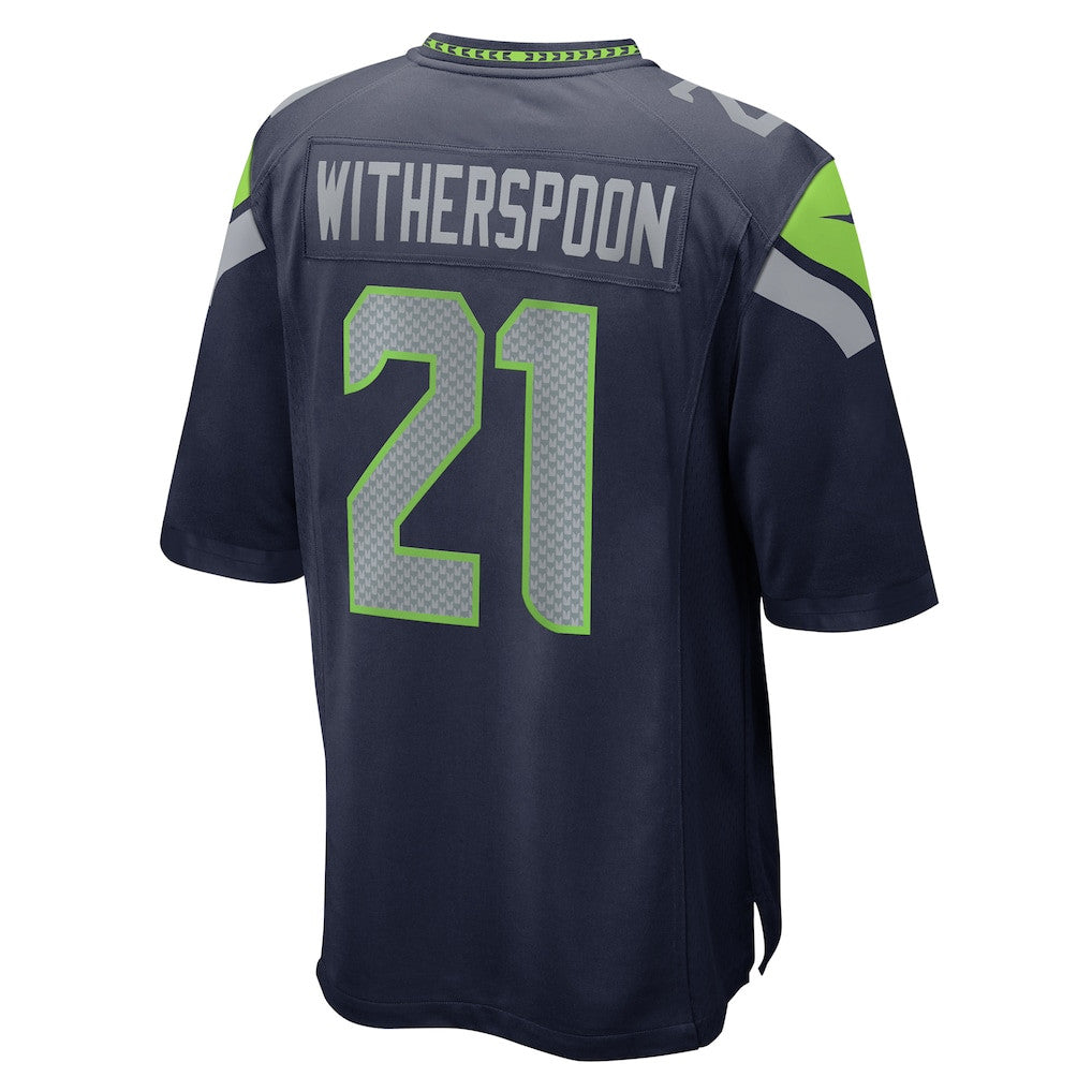 Devon Witherspoon 21 Seattle Seahawks 2026 Super Bowl LX Game Jersey - College Navy