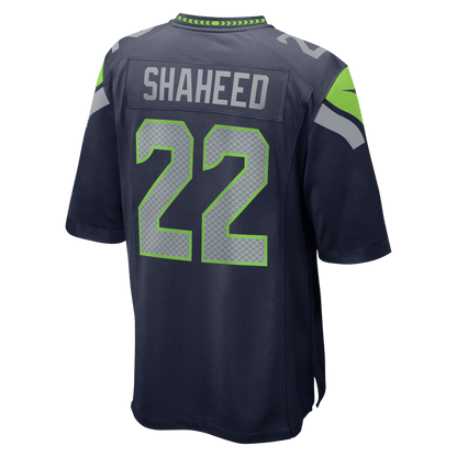Rashid Shaheed 22 Seattle Seahawks 2026 Super Bowl LX Game Jersey - College Navy