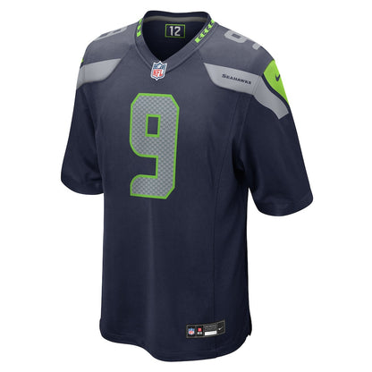 Kenneth Walker III 9 Seattle Seahawks 2026 Super Bowl LX Game Jersey - College Navy