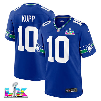 Cooper Kupp 10 Seattle Seahawks 2026 Super Bowl LX Alternate Game Jersey - Royal