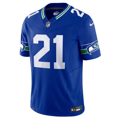 Devon Witherspoon 21 Seattle Seahawks 2026 Super Bowl LX Royal Alternate Vapor F.U.S.E. Limited Jersey