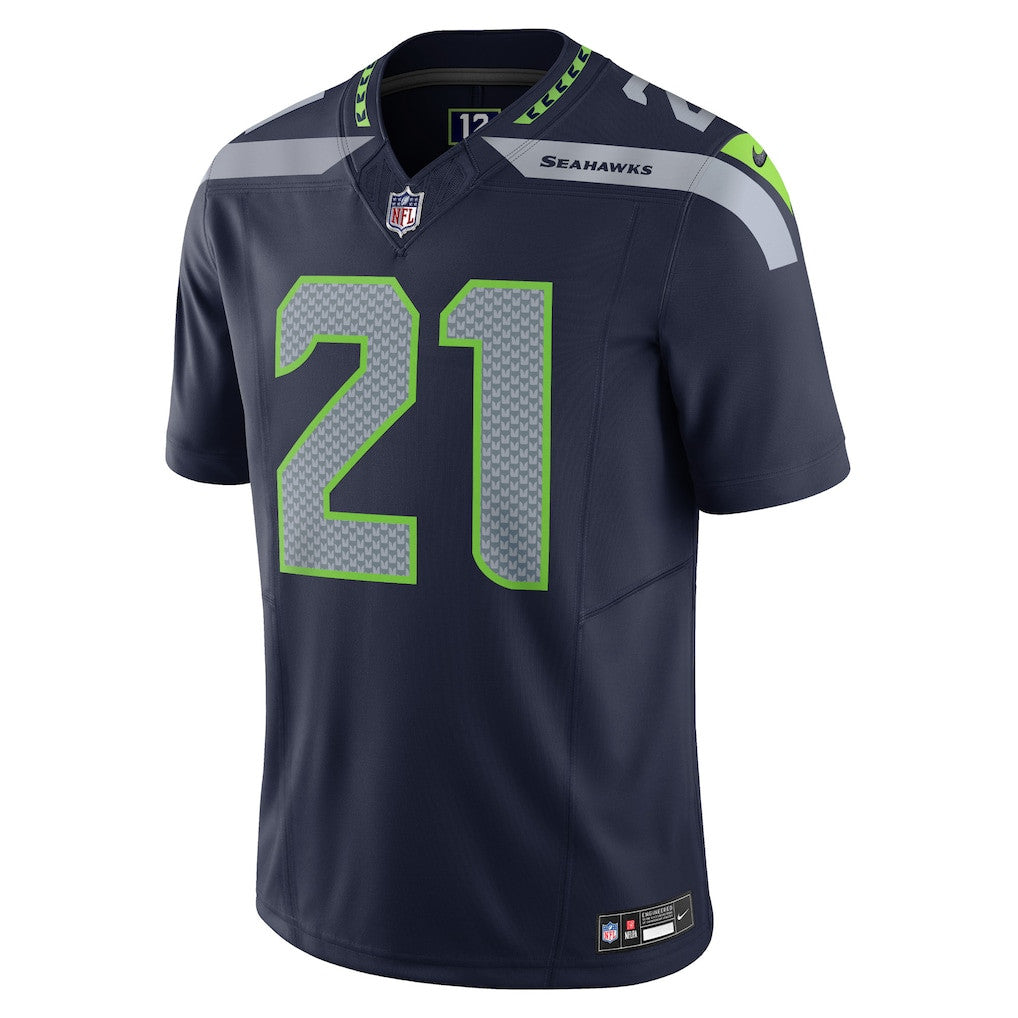 Devon Witherspoon 21 Seattle Seahawks 2026 Super Bowl LX Navy Vapor F.U.S.E. Limited Jersey