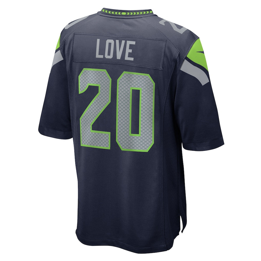 Julian Love 20 Seattle Seahawks 2026 Super Bowl LX Game Jersey - College Navy