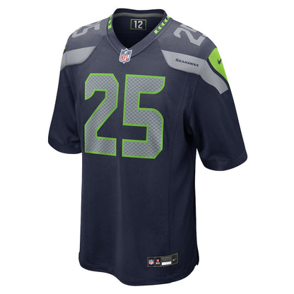 Kenny McIntosh 25 Seattle Seahawks 2026 Super Bowl LX Game Jersey - College Navy