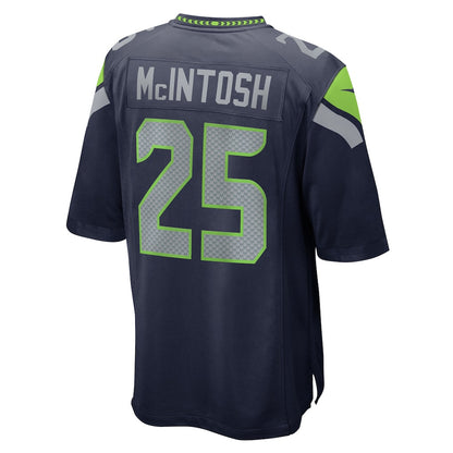 Kenny McIntosh 25 Seattle Seahawks 2026 Super Bowl LX Game Jersey - College Navy