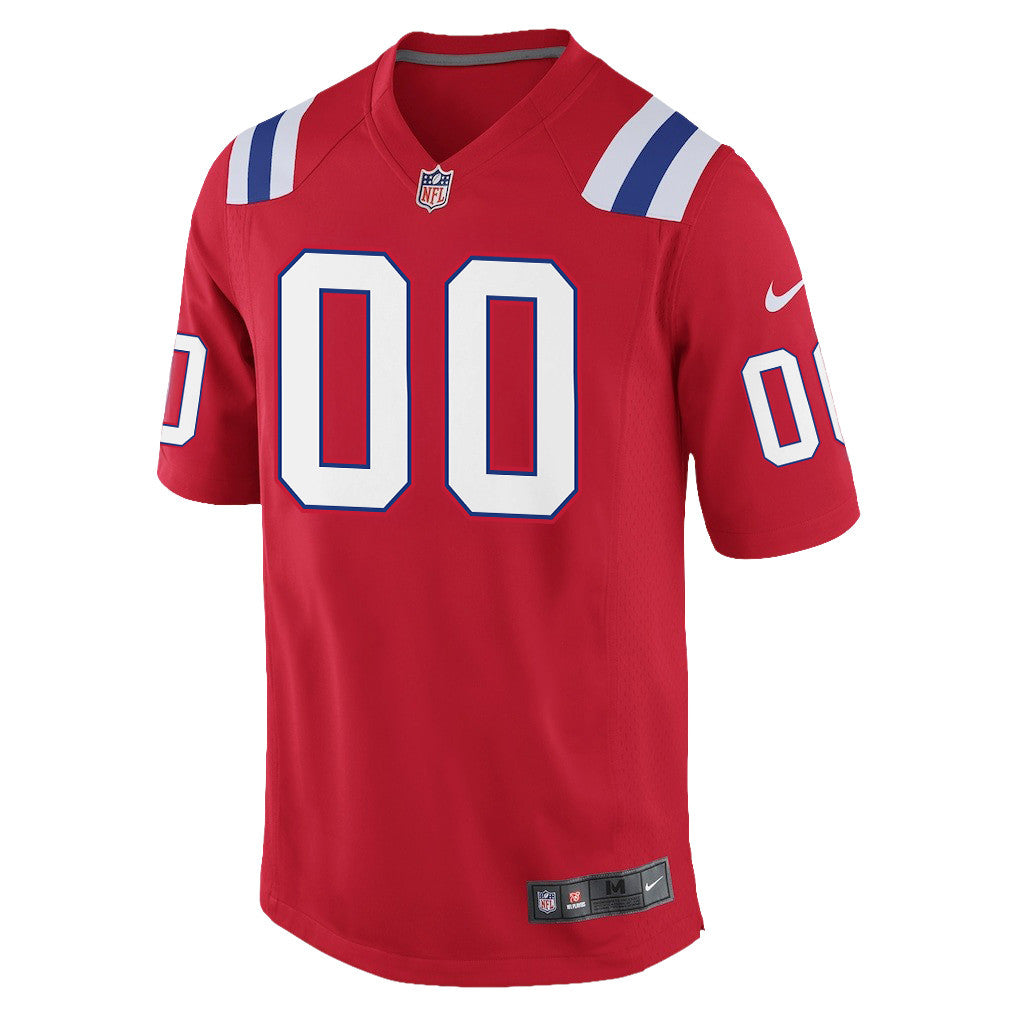 New England Patriots YOUTH 2026 Super Bowl LX Custom Alternate Game Jersey - Red
