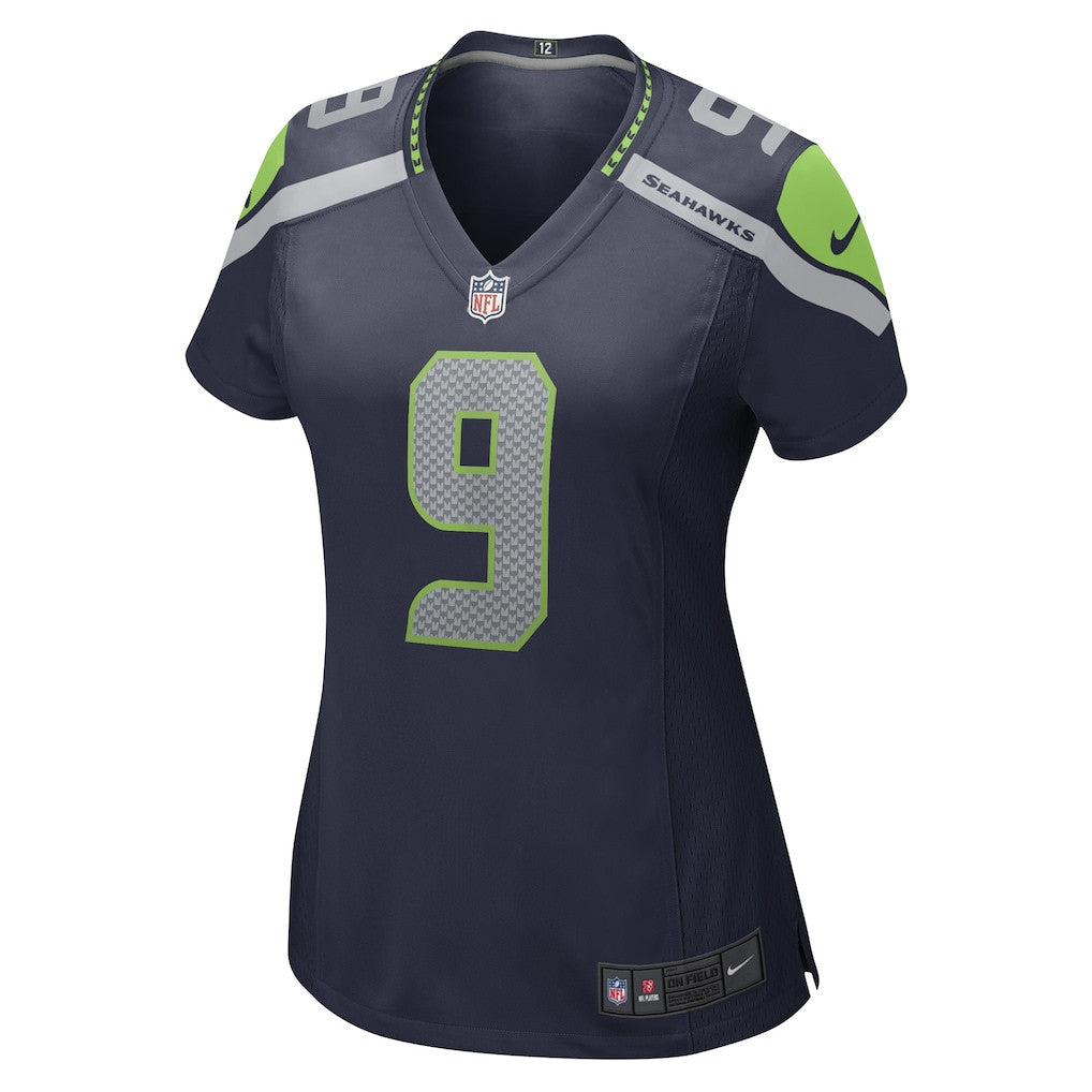 Kenneth Walker III 9 Seattle Seahawks 2026 Super Bowl LX - Women Navy Game Jersey