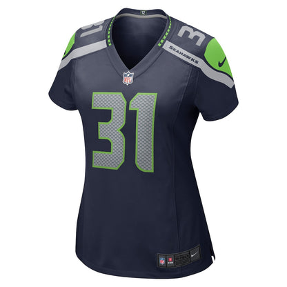 Kam Chancellor 31 Seattle Seahawks 2026 Super Bowl LX - Women Navy Game Jersey