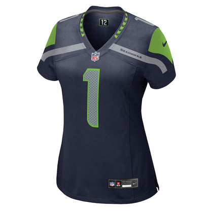 Number 1 Mom Seattle Seahawks 2026 Super Bowl LX - Women Navy Game Jersey