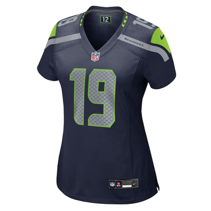 Jake Bobo 19 Seattle Seahawks 2026 Super Bowl LX - Women Navy Game Jersey