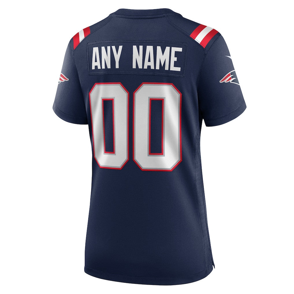 New England Patriots 2026 Super Bowl LX - Women's Custom Game Jersey - Navy