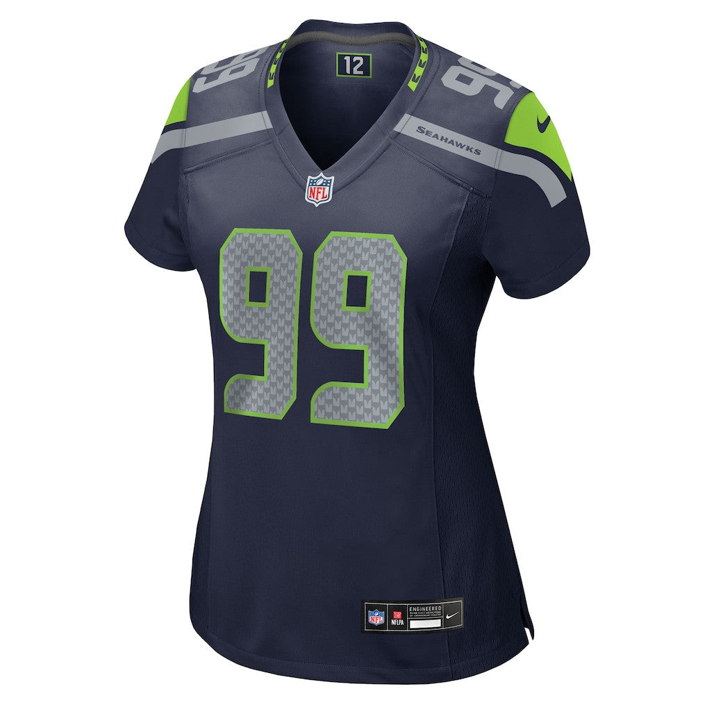 Leonard Williams 99 Seattle Seahawks 2026 Super Bowl LX - Women Navy Game Jersey