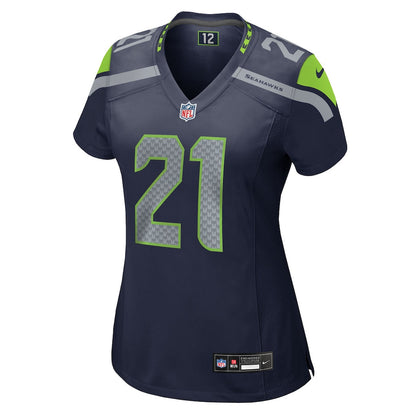Devon Witherspoon 21 Seattle Seahawks 2026 Super Bowl LX - Women Navy Game Jersey