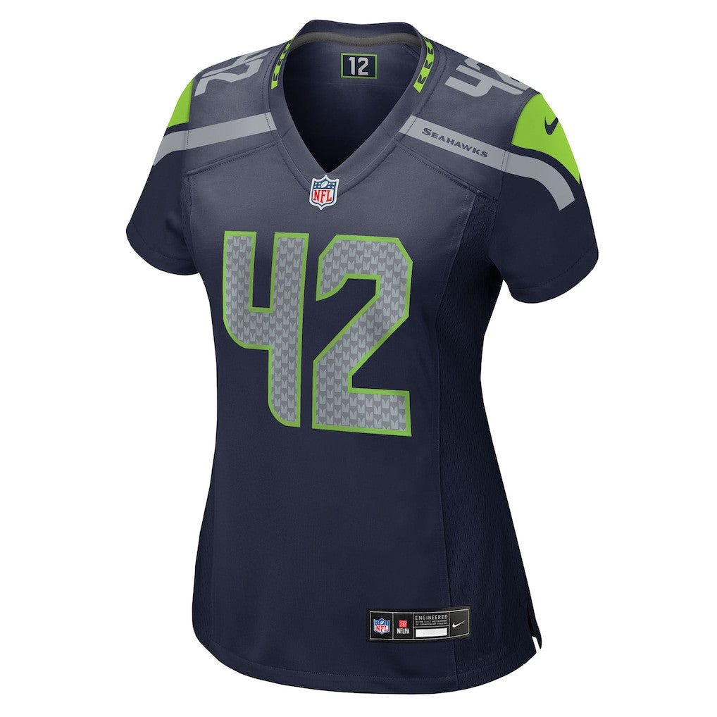 Drake Thomas 42 Seattle Seahawks 2026 Super Bowl LX - Women Navy Game Jersey