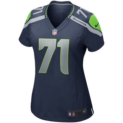 Walter Jones 71 Seattle Seahawks 2026 Super Bowl LX - Women Navy Game Jersey