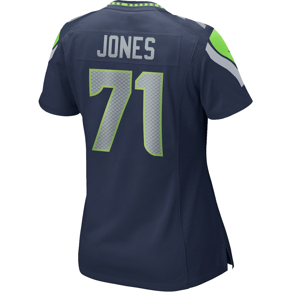Walter Jones 71 Seattle Seahawks 2026 Super Bowl LX - Women Navy Game Jersey