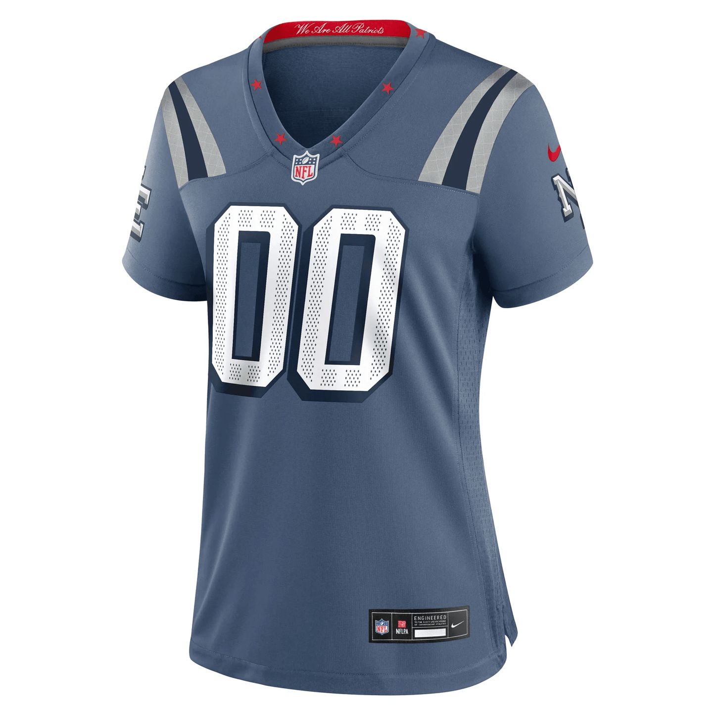 New England Patriots 2026 Super Bowl LX - Women's Custom Rivalries Game Jersey - Storm Blue