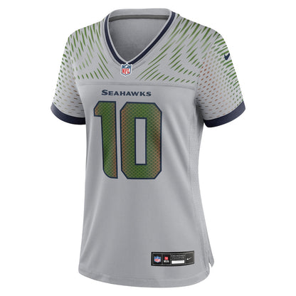 Cooper Kupp 10 Seattle Seahawks 2026 Super Bowl LX - Women Rivalries Game Jersey - Wolf Gray
