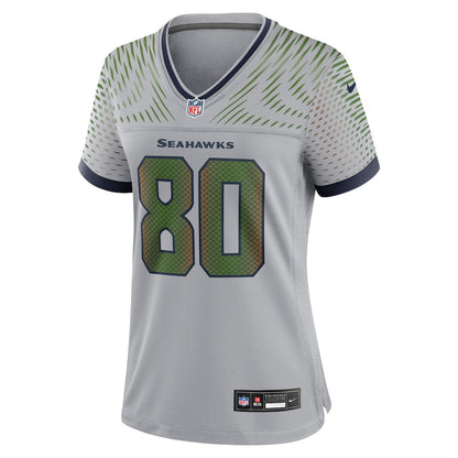 Steve Largent 80 Seattle Seahawks 2026 Super Bowl LX - Women Rivalries Game Jersey - Wolf Gray