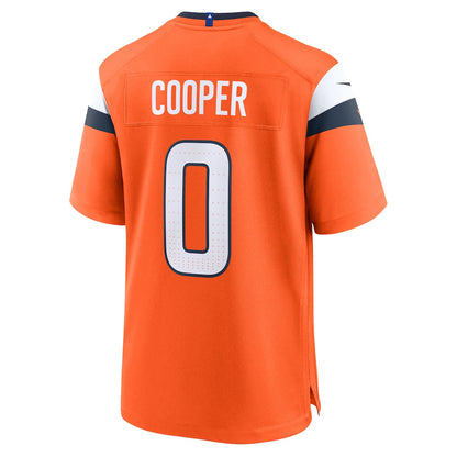 Jonathon Cooper 0 Denver Broncos 2026 Super Bowl LX - Orange Team Game Jersey