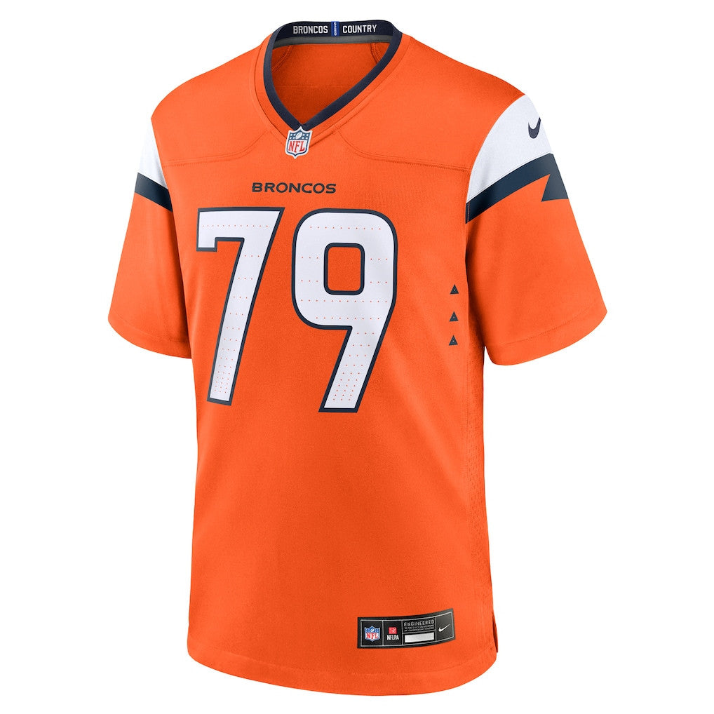 Matt Peart 79 Denver Broncos 2026 Super Bowl LX - Orange Team Game Jersey