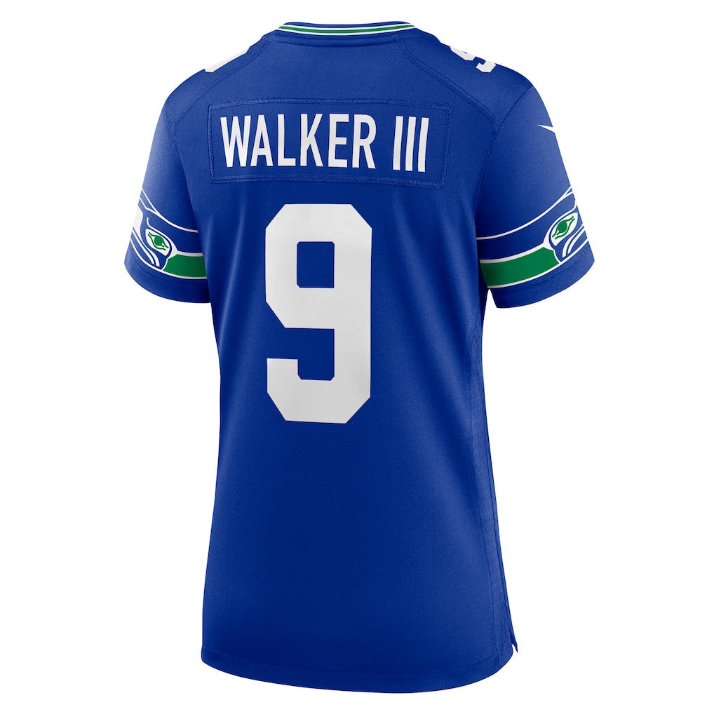 Kenneth Walker III 9 Seattle Seahawks 2026 Super Bowl LX - Women Royal Player Jersey