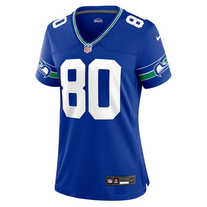 Steve Largent 80 Seattle Seahawks 2026 Super Bowl LX - Women Royal Player Jersey