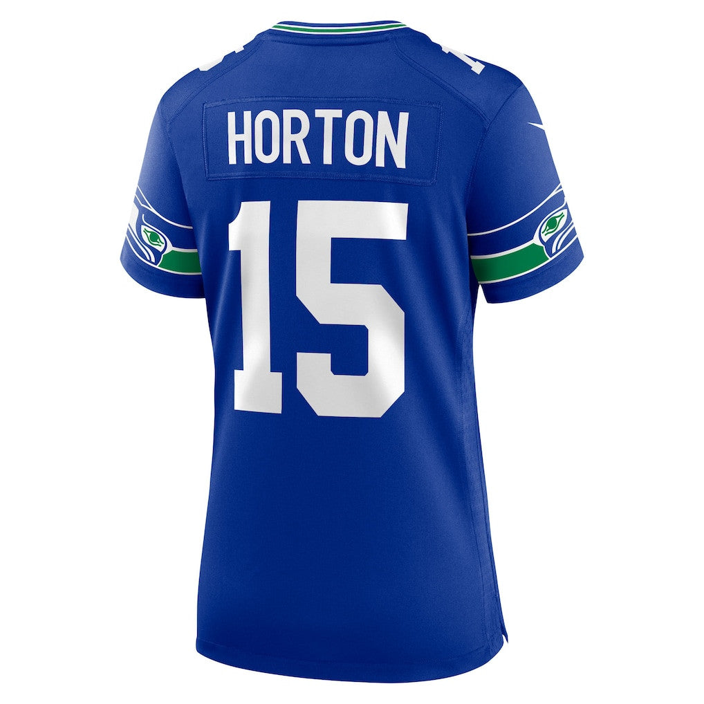 Tory Horton 15 Seattle Seahawks 2026 Super Bowl LX - Women Royal Player Jersey