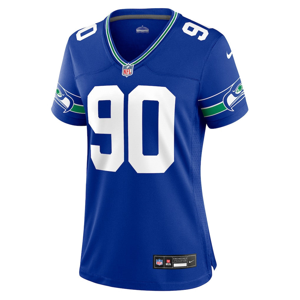 Jarran Reed 90 Seattle Seahawks 2026 Super Bowl LX - Women Royal Player Jersey