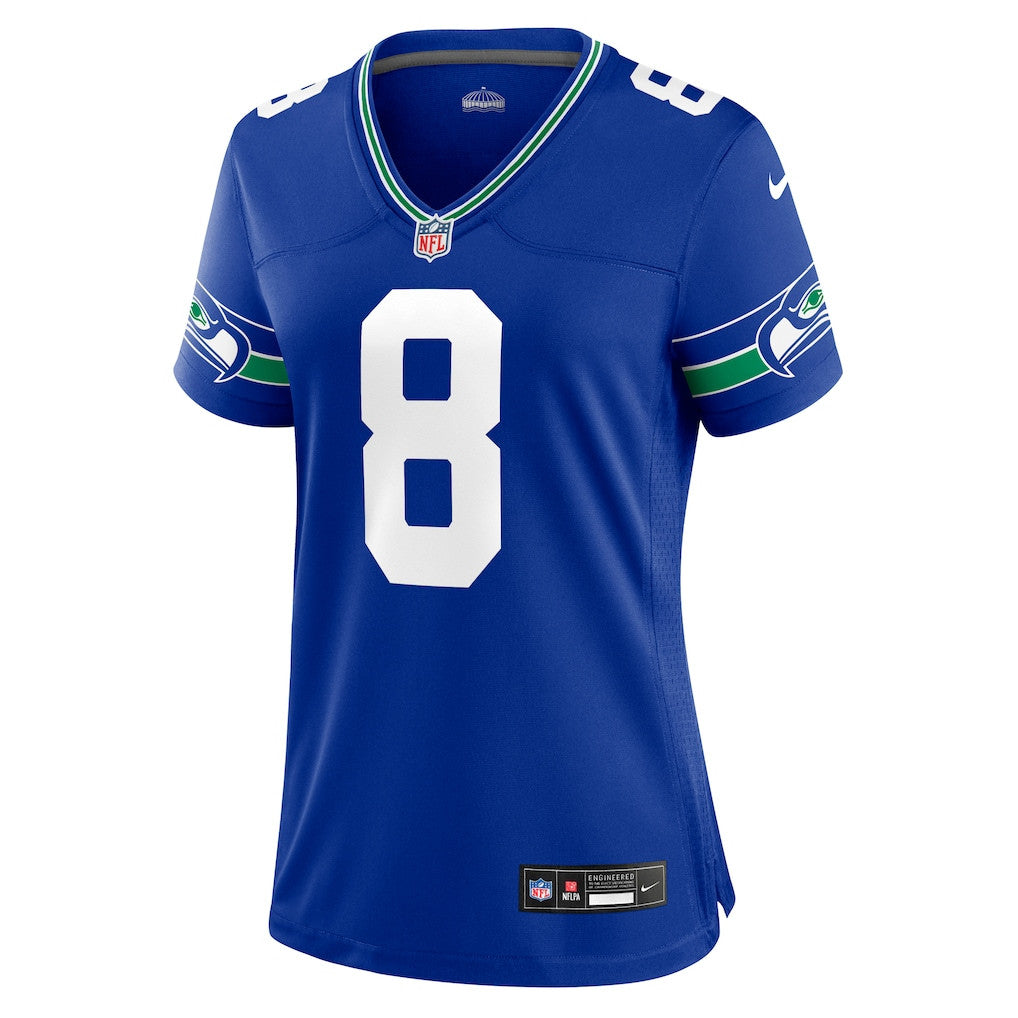 Coby Bryant 8 Seattle Seahawks 2026 Super Bowl LX - Women Royal Player Jersey