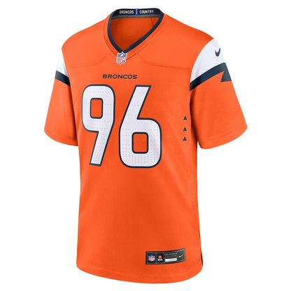 Eyioma Uwazurike 96 Denver Broncos 2026 Super Bowl LX - Orange Team Game Jersey