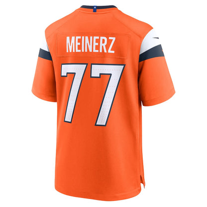 Quinn Meinerz 77 Denver Broncos 2026 Super Bowl LX - Orange Team Game Jersey
