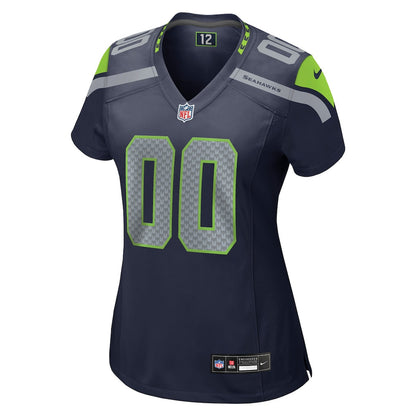 Seattle Seahawks 2026 Super Bowl LX - Women's Custom Game Jersey - Navy