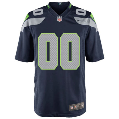 Seattle Seahawks YOUTH 2026 Super Bowl LX - Custom Game Jersey - Navy