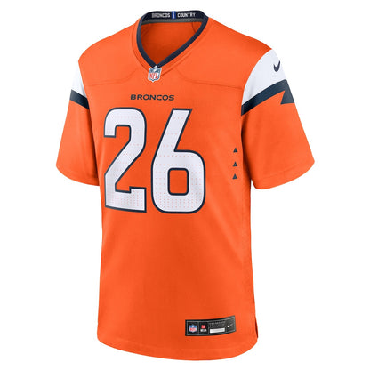 Devon Key 26 Denver Broncos 2026 Super Bowl LX - Orange Team Game Jersey