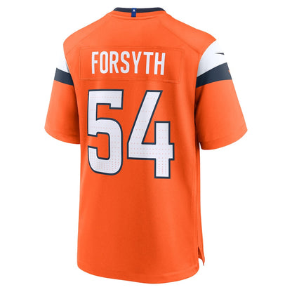 Alex Forsyth 54 Denver Broncos 2026 Super Bowl LX - Orange Team Game Jersey