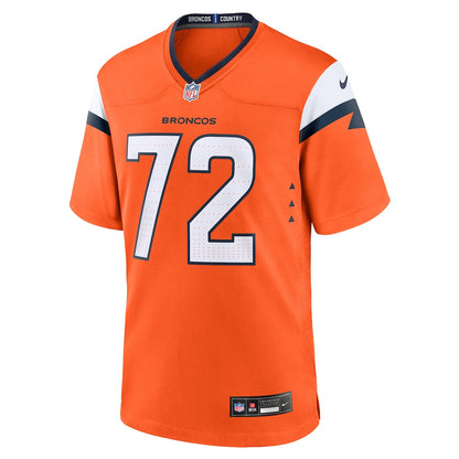 Garett Bolles 72 Denver Broncos 2026 Super Bowl LX - Orange Team Game Jersey