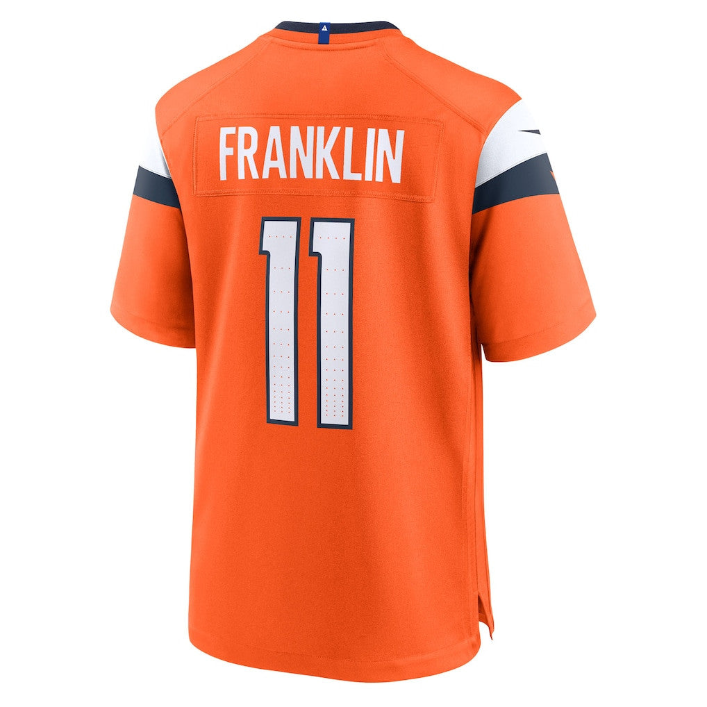 Troy Franklin 11 Denver Broncos 2026 Super Bowl LX - Orange Team Game Jersey