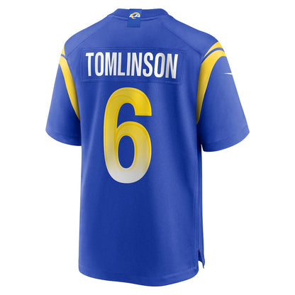 Tre'Vius Hodges-Tomlinson 6 Los Angeles Rams 2026 Super Bowl LX - Royal Game Player Jersey