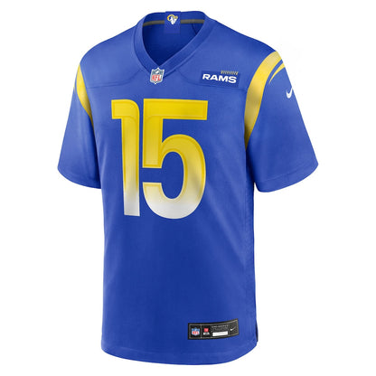 Konata Mumpfield 15 Los Angeles Rams 2026 Super Bowl LX - Royal Game Player Jersey