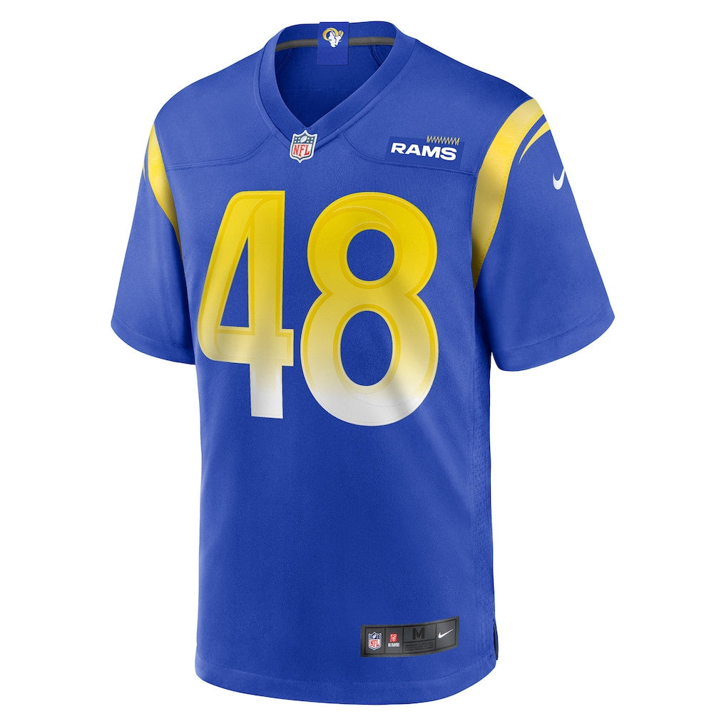 Omar Speights 48 Los Angeles Rams 2026 Super Bowl LX - Royal Game Player Jersey