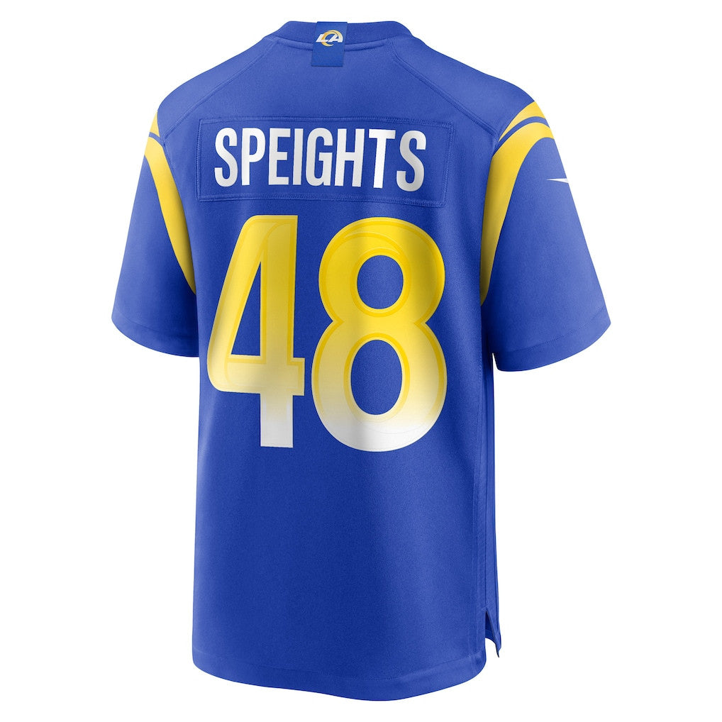 Omar Speights 48 Los Angeles Rams 2026 Super Bowl LX - Royal Game Player Jersey