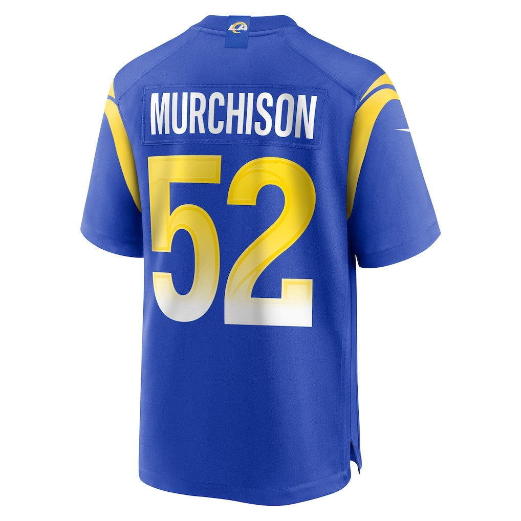 Larrell Murchison 52 Los Angeles Rams 2026 Super Bowl LX - Royal Game Player Jersey