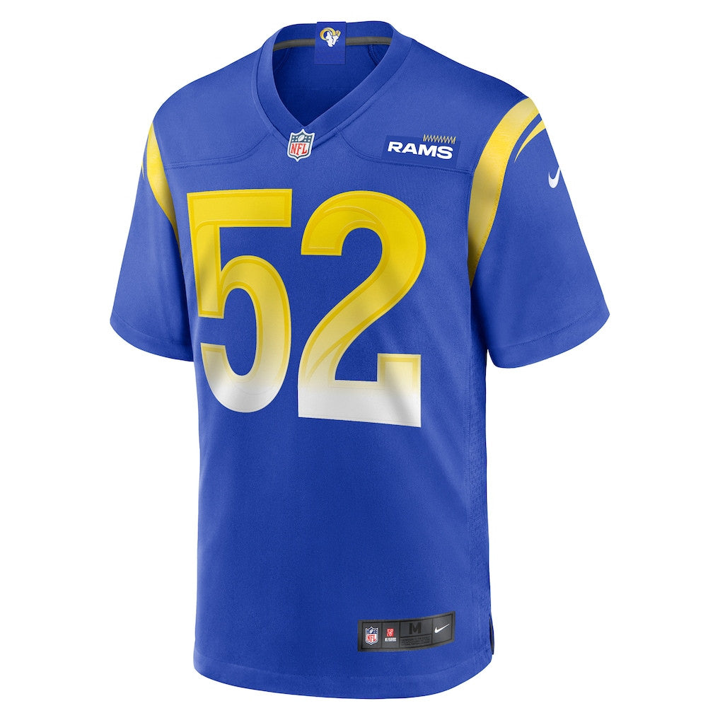 Larrell Murchison 52 Los Angeles Rams 2026 Super Bowl LX - Royal Game Player Jersey