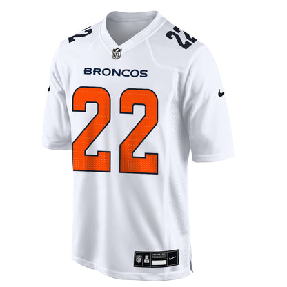 Brandon Jones 22 Denver Broncos 2026 Super Bowl LX - White Tundra Fashion Game Jersey