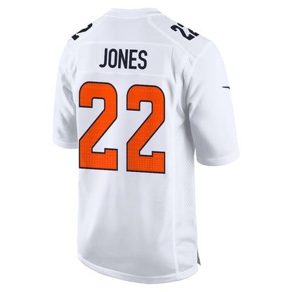 Brandon Jones 22 Denver Broncos 2026 Super Bowl LX - White Tundra Fashion Game Jersey