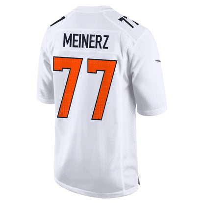 Quinn Meinerz 77 Denver Broncos 2026 Super Bowl LX - White Tundra Fashion Game Jersey