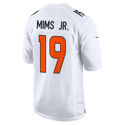 Marvin Mims Jr. 19 Denver Broncos 2026 Super Bowl LX - White Tundra Fashion Game Jersey