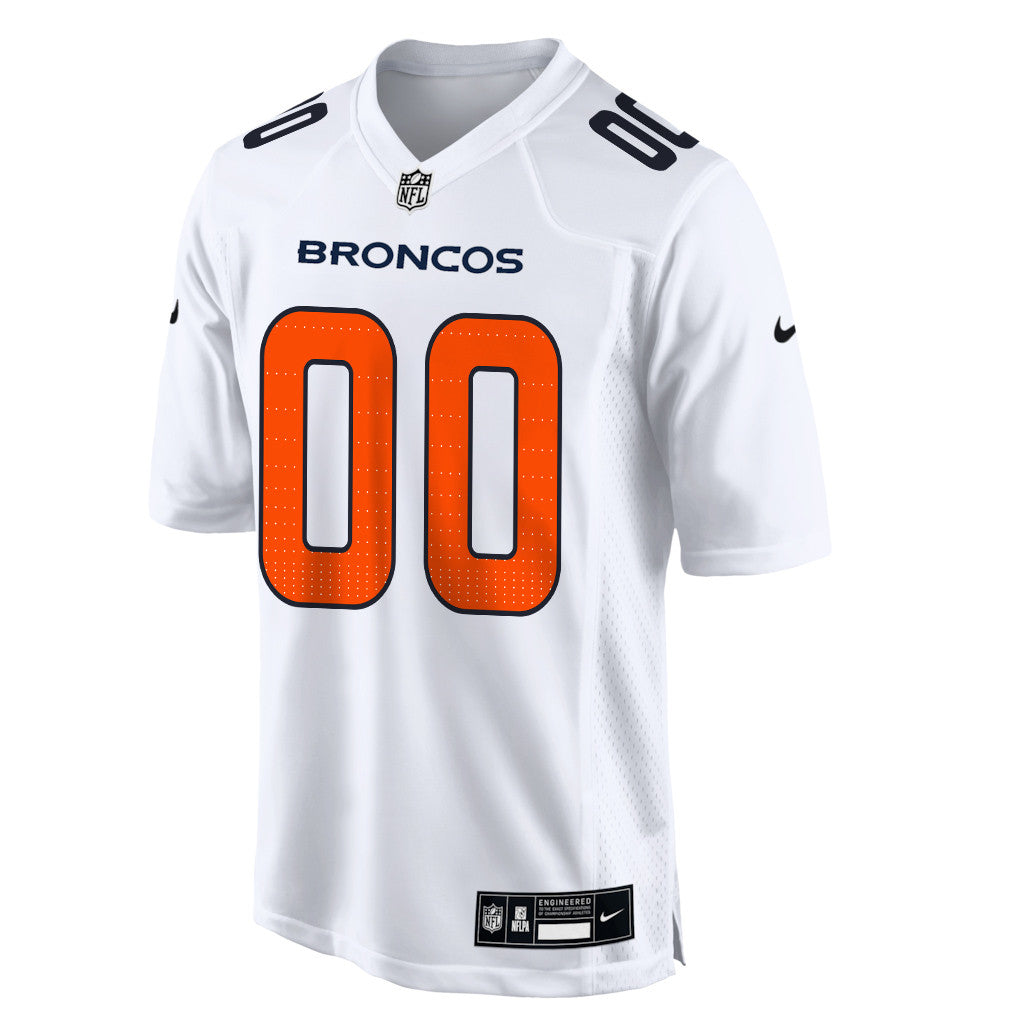 Denver Broncos 2026 Super Bowl LX - Custom White Tundra Fashion Game Jersey